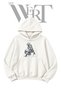 Iron Giant Pre-Printed White Hooded Sweatshirt (2-Ply)