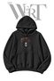 Car Drift Pre-Printed Black Hoodie (2-Ply)