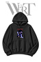 Megumi Fushiguro Wolf Pre-Printed Black Hooded Sweatshirt (2-Ply)