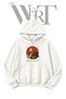 Origami Amsterdam Pre-Printed White Hooded Sweatshirt (2-Ply)