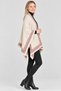 Women's Ethnic Patterned Knit Shawl Poncho – Relaxed Fit Shoulder Shawl - 2