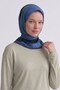 Royal Scarf with Leaf Pattern in Mint Green - 2