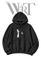 Archer Target Pre-Printed Black Hooded Sweatshirt (2-Ply)