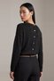 Regular Fit Crew Neck Glittery Blouse for Women BLOUSE 26K0140K1 - 4