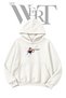 Atici Avcı Pre-Printed White Hooded Sweatshirt (2-Ply)
