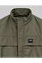Mock Neck, Snap-Fastened Button, and Zipper-Closure Transitional Jacket - 3