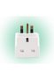 Plug Splitter 3 Output Compact Cube Design Compatible with Saudi and British Standards Superior Prot - 5
