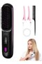 Cordless Hair Straightener Brush 20s Fast Heat 3 Temp Levels