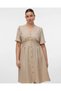 10337076 V-Neck, Loose-Fitting, Button-Up, Elastic Waist, Winter T-Shirt - 4