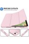 AWH iPad 10th Generation Case 2022 with Pencil Holder iPad 10.9 Inch Case 2022, Soft TPU Back 10th Gen Cover iPad Protective Smart Trifold Stand Case for iPad 10 Generation, Auto Wake/Sleep, Pink - 6