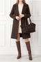 Carla Suede Buckle Detail Women's Clutch Bag and Shoulder Bag - 5