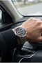 Classic and Sporty Men's Wristwatch | 44 mm Stainless Steel Strap, Black Dial - 4