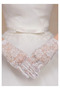 White Color Short Lace Gloves
