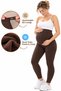 Thermal Narrow Leg Fleece-Lined Maternity Leggings - 2