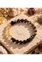 Natural Stone Sagittarius Zodiac Bracelet for Women and Men / 8mm Bead Cut / Citrine / Amethyst / Jasper / Smoky Quartz / Elastic Band - 3