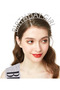Silver Crystal Stone Birthday Girl Birthday Crown Imported Product a Quality 17X16 cm - 2