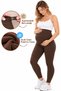 Thermal Narrow Leg Fleece-Lined Maternity Leggings