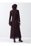High Neck A-Line Lace Dress - 4