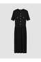 Knitwear Dress with Waistband - 4