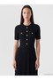 Knitwear Dress with Waistband