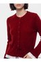 Crew Neck Women's Knitwear Cardigan - 3