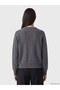 Crew Neck Diamond Patterned Women's Knitwear Cardigan - 4