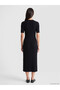 Knitwear Dress with Waistband - 3