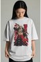 Unisex Oversized Trafalgar D. Water Law One-Piece Anime Character Pre-Printed Premium T-Shirt - 2