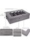 Suiokvei Tableware Storage Box Silverware Storage Box Tableware Box with Lid - 4