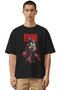 Unisex Oversized Itachi Uchiha Naruto Anime Character Pre-Printed Premium T-Shirt