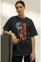 Unisex Oversized Naruto Uzumaki Anime Character Pre-Printed Premium T-Shirt - 2