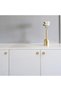 Stainless Steel Drawer Knobs, 4pcs Self-Stick Instant Cabinet Handle Pulls, Adhesive Sliding - 5