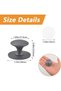 Stainless Steel Drawer Knobs, 4pcs Self-Stick Instant Cabinet Handle Pulls, Adhesive Sliding - 2