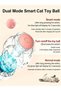 Automatic Cat Ball ， Cat Toy USB Charging Pink - 3