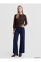 Women's Knitted Sweater with a Wide Crew Neck and Belt, Featuring the RMZ Apparel Difference - 2