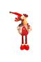 NEW YEAR'S FIGURES WITH EXTENDED LEGS, RED AND GOLD DETAILS, 50 CM BRS-3812 - 2