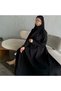 Plain Formal Linen Abaya - 3