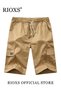Cargo Shorts for Men, Elastic Waist Drawstring Classic Shorts, Mens Casual Cargo Short Pants, Stretc - 4