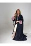 Internet Abaya with Pink Cuff Sleeves - 6
