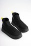 Women's Black Winter Fur Lined Thick Sole Boots Tr04Mk04A - 4