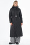 Black Anorak Jacket with Belt Detail - 2