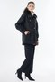 Black Anorak Jacket with Fur Collar - 5