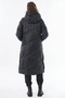 Goose Feather Padded Hooded Coat Black - 4