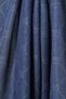 Monogram Patterned Cotton Shawl, Indigo - 2