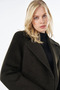 Khaki Belted Wool Coat - 6