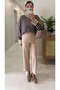 Tedly Beige Carrot Pants - 3