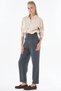 Lyocell Pants with Button Details, Charcoal Grey - 4
