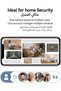 4K Security Camera for Home, 8MP Indoor WiFi Camera with Dual Band Wi-Fi/One-touch Call/Human Pet Detection/Color Night Vision/Privacy Mode/Pan & Tilt, Ranger 2C Pro 4K Home Surveillance Camera - 8