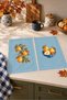 Pear Orchard: Pears and Branches Soft Blue Patterned Fall Decorative 2-Piece Kitchen Towel Set, 35x55 cm - 4