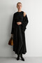 BELU Women's Crew Neck, Sleeveless, Pieced, Godet-Detail Black Dress - 3